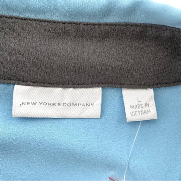 New York & Company 1/2  button down shirt with long sleeves - Picture 6 of 10